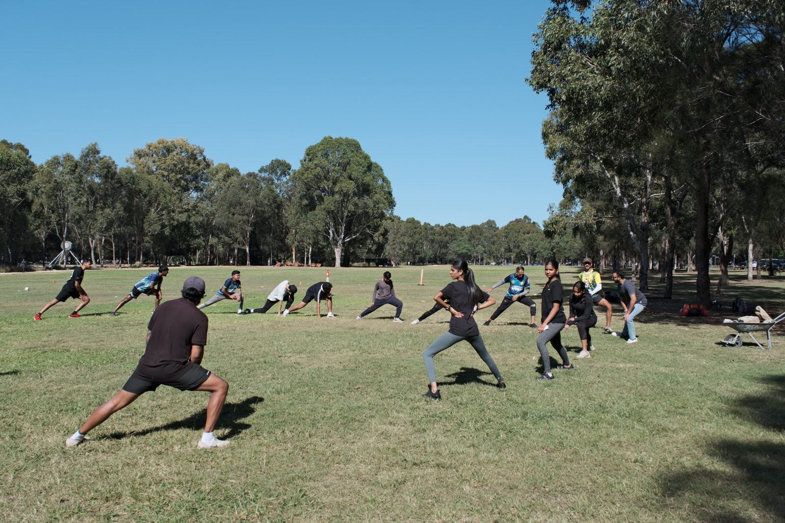 AHSF community warm-up session